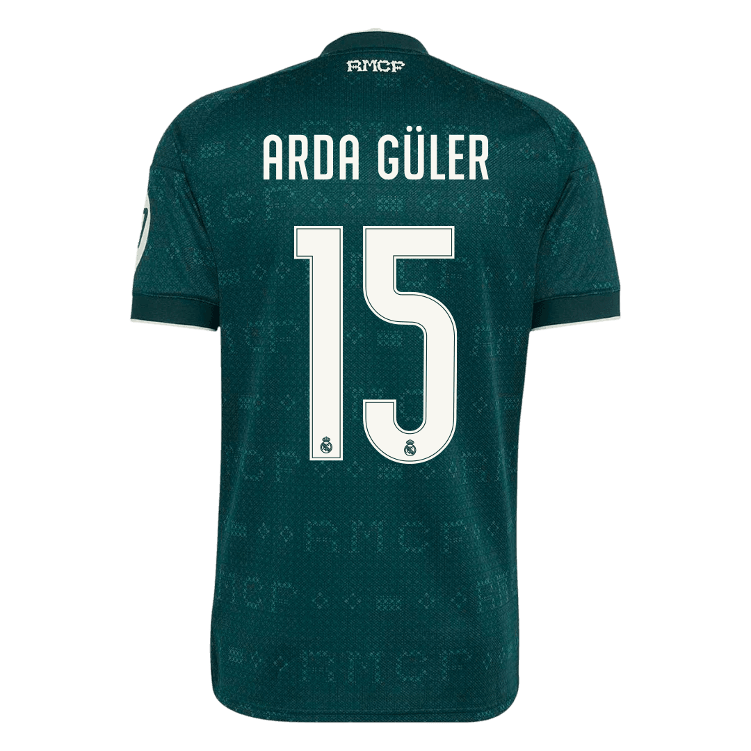 ARDA GÜLER #15 Real Madrid Extérieur Maillot 2026/27 Vert