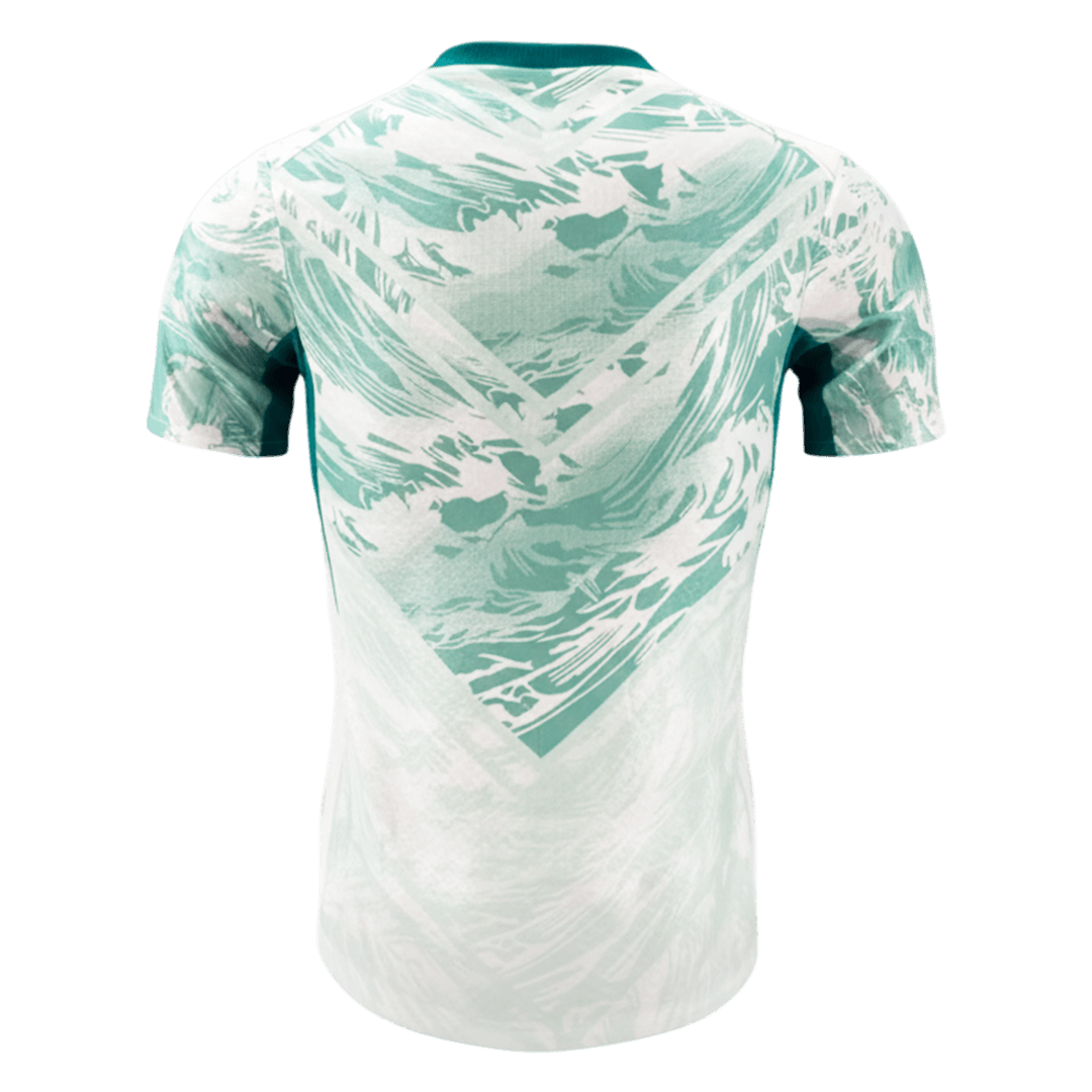 Portugal Extérieur Maillot Coupe du Monde 2026 White&Green Joueur