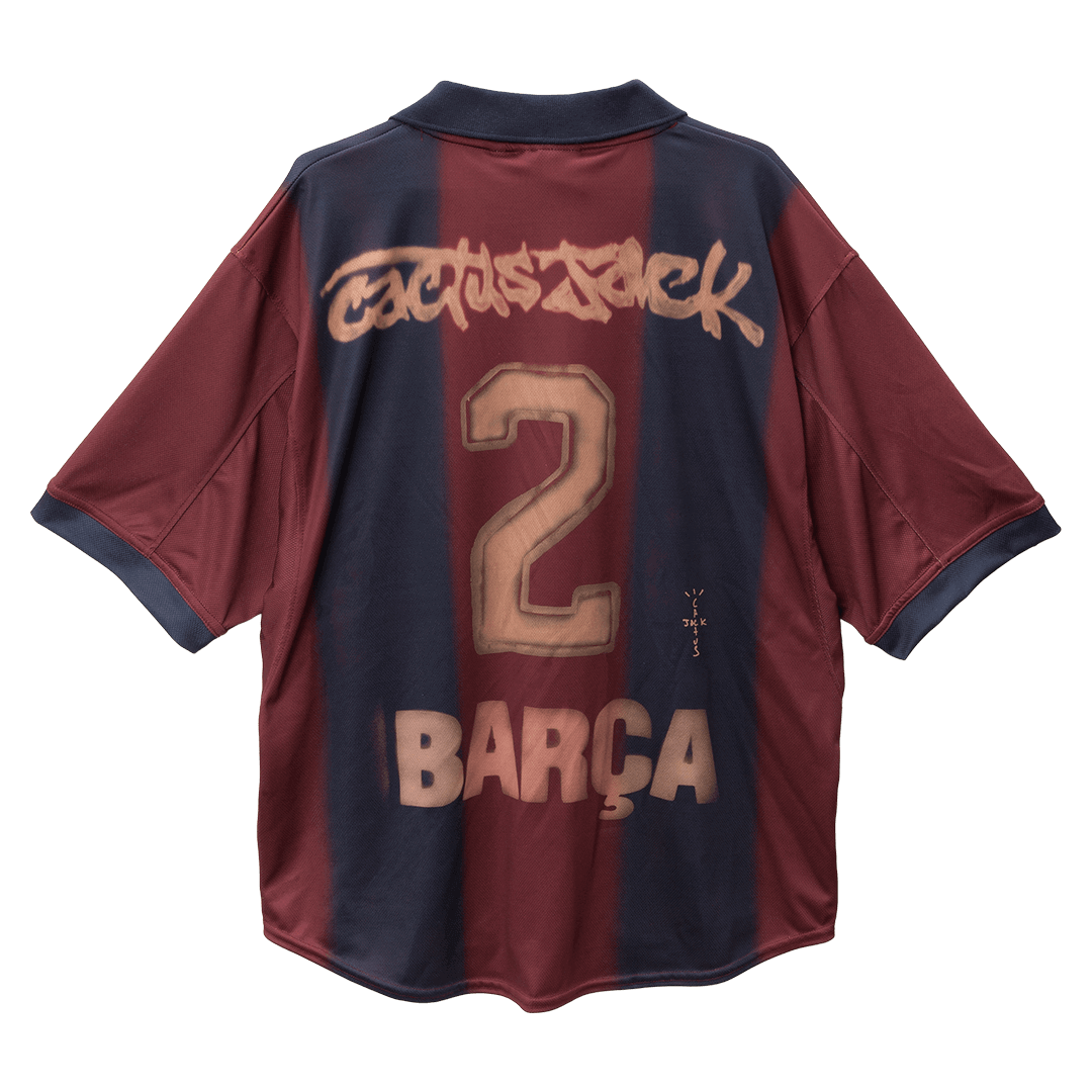 Retro FC Barcelona Thuisshirt 2000/01