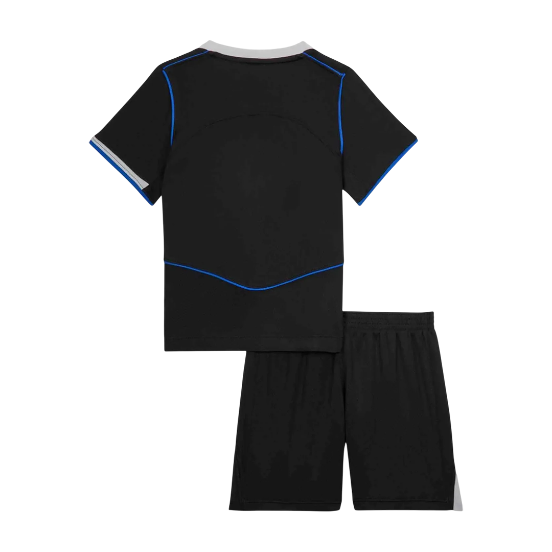 Chelsea Derde Tenue Kit 2025/26 Zwart Kinderen