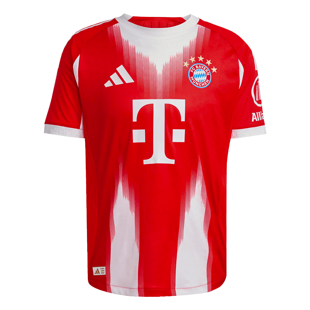 LUIS DÍAZ #14 Munich Domicile Maillot 2025/26 Rouge Joueur