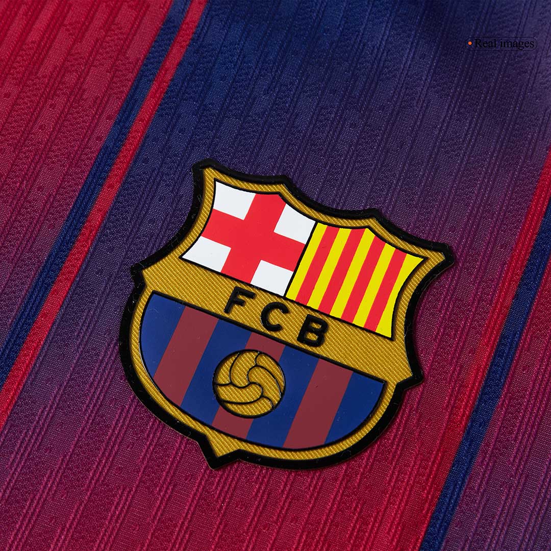 KOUNDE #23 Barcelone Domicile Maillot 2025/26 Rouge et Bleu Authentique - UCL