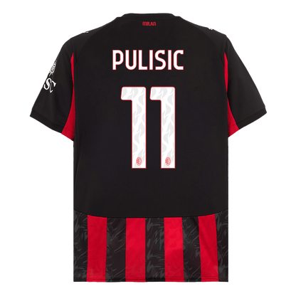 PULISIC #11 Milan AC Domicile Maillot 2025/26 Grande Taille
