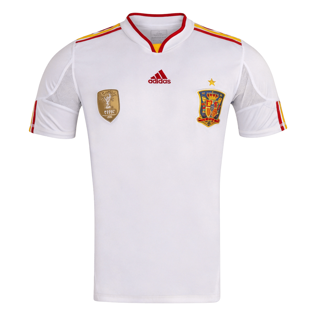 Retro Spanje Uit Thuisshirt 2010/12 Wit