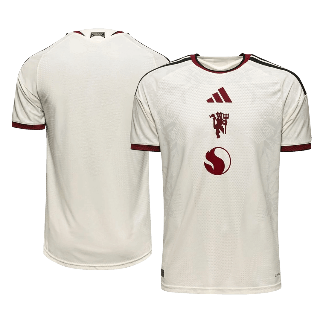 Manchester United Third Maillot 2026/27 Blanc Joueur