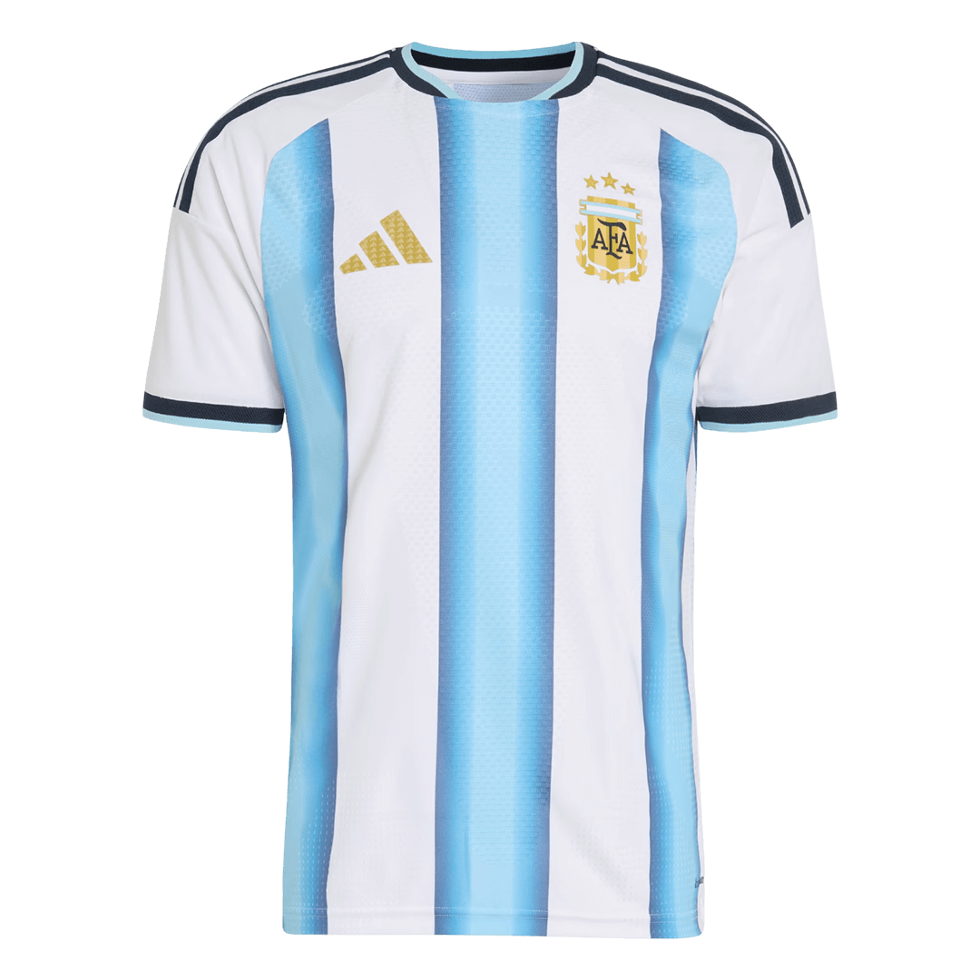 Argentine Domicile Maillot Coupe du Monde 2026 Blue&White Joueur Grande Taille