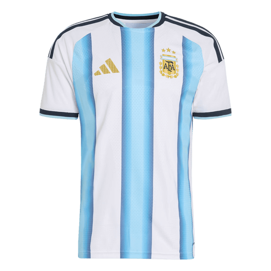 Argentine Domicile Maillot Coupe du Monde 2026 Blue&White Joueur Grande Taille