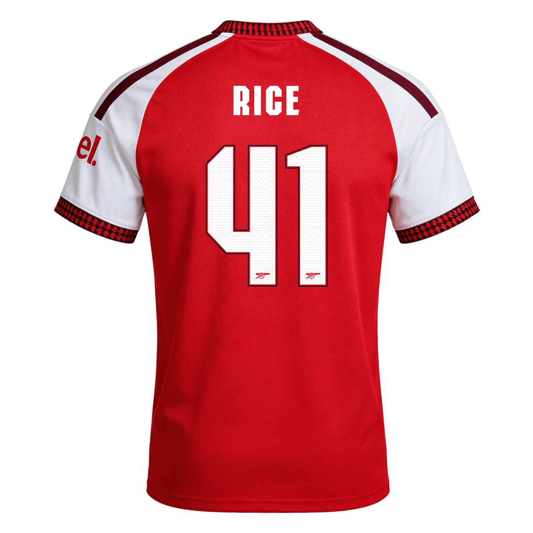 RICE #41 Arsenal Domicile Maillot 2026/27 Rouge - UCL