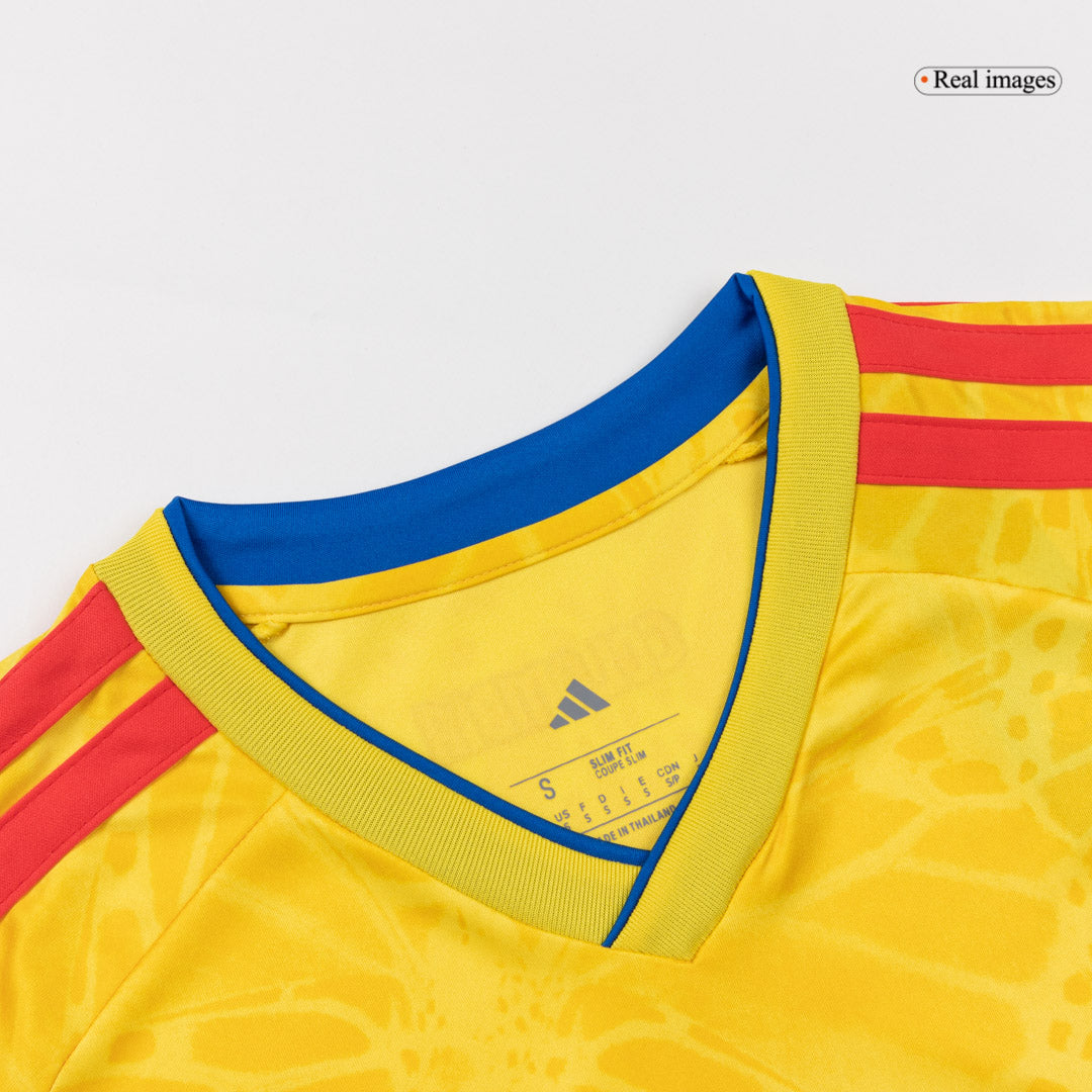 JAMES #10 Colombie Domicile Maillot Coupe du Monde 2026 Jaune