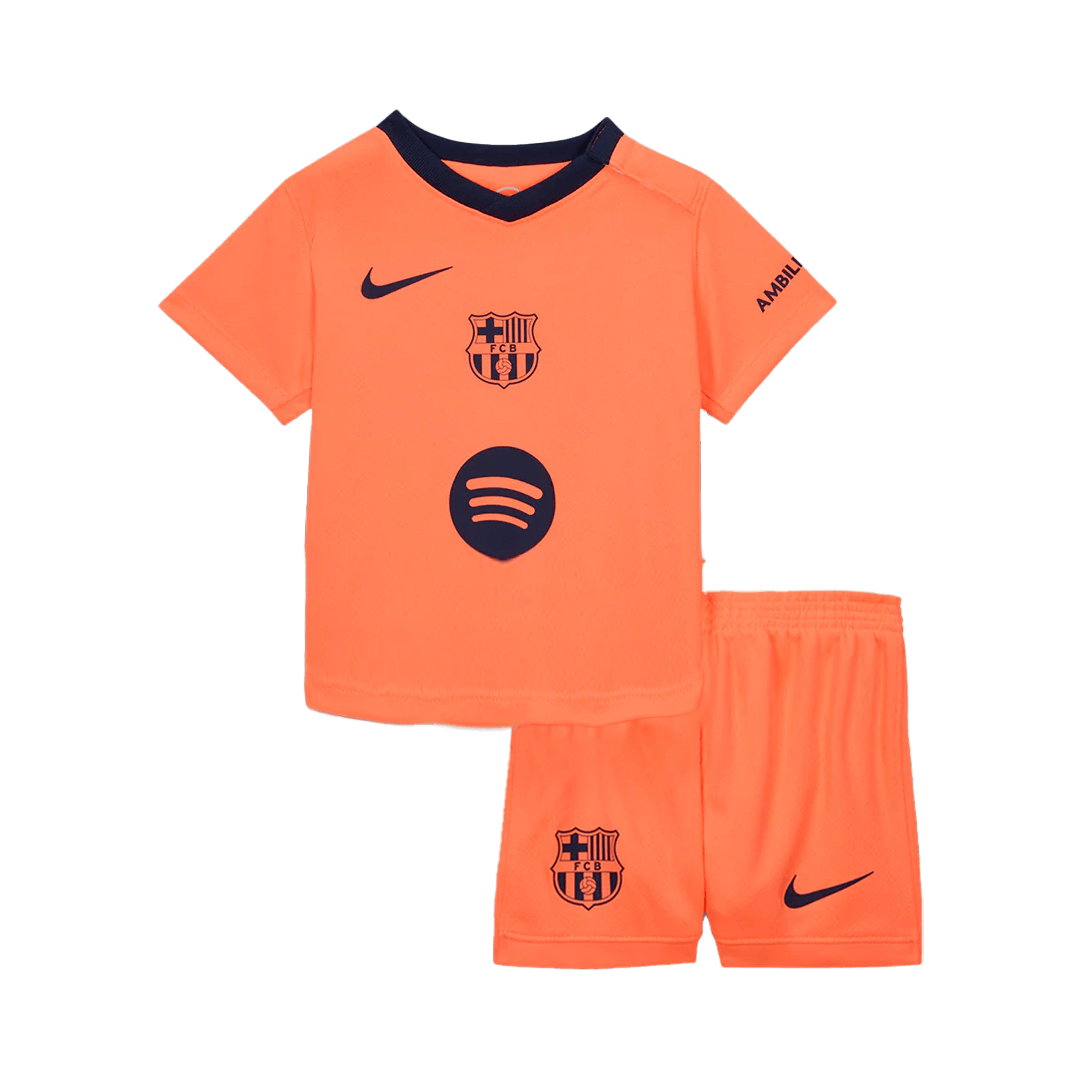 Barcelona Derde Tenue 2025/26 Junior Oranje
