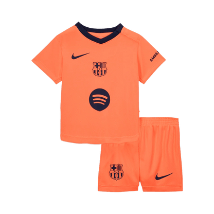 Barcelona Derde Tenue 2025/26 Junior Oranje