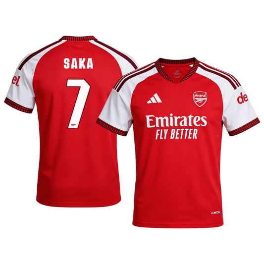 SAKA #7 Arsenal Domicile Maillot 2026/27 Rouge - UCL