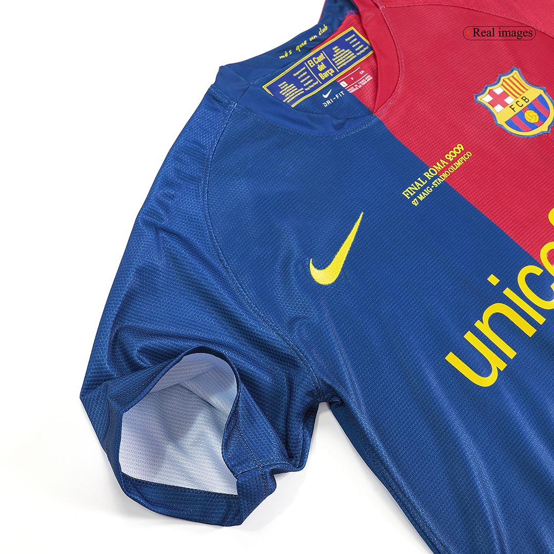 Retro Barcelone Domicile Maillot 2008/09 - UCL Final