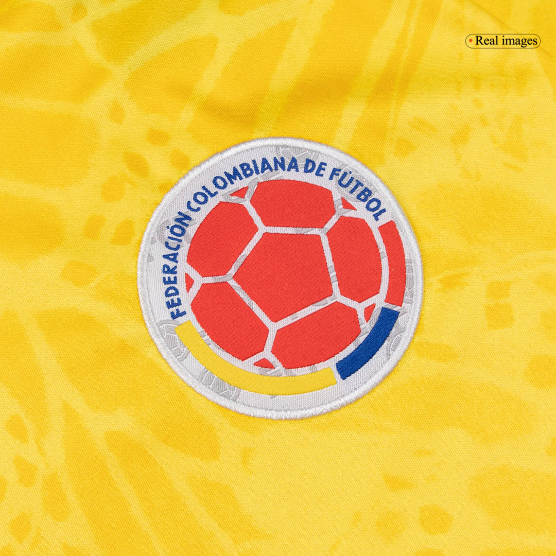 LUIS DíAZ #7 Colombie Domicile Maillot Coupe du Monde 2026 Jaune