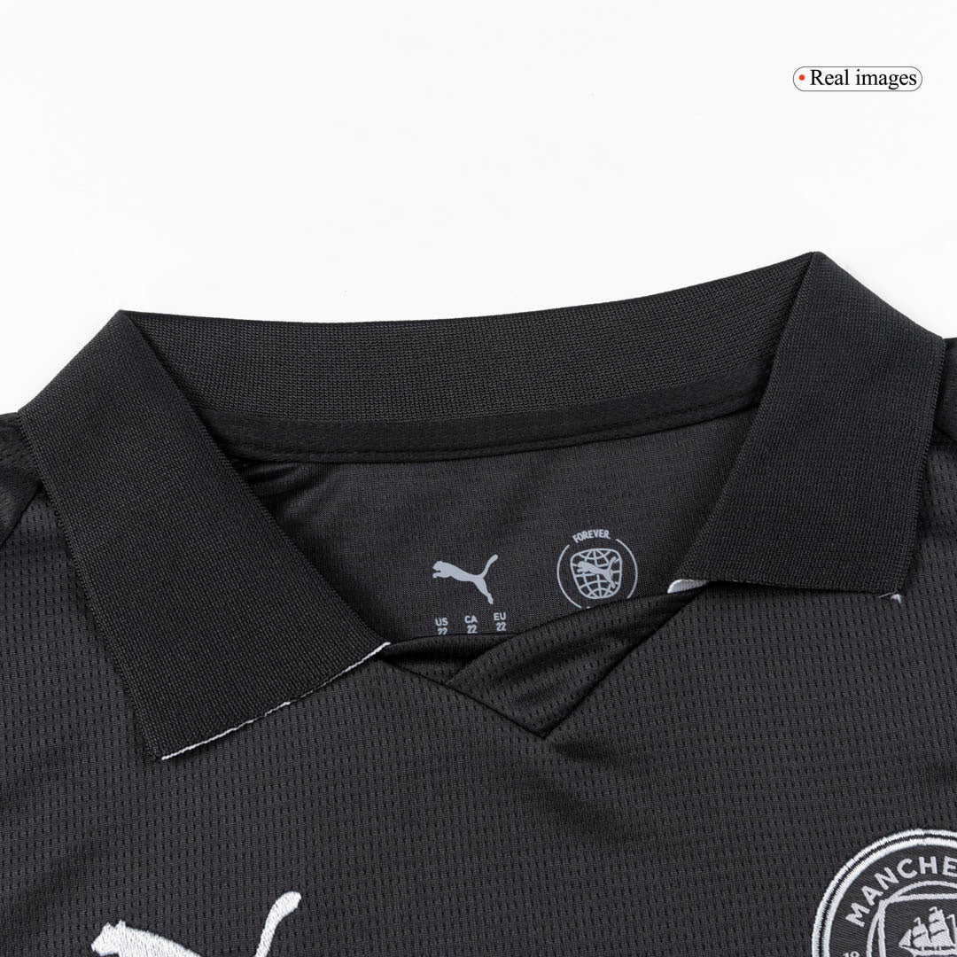 Manchester City Extérieur Maillot Kit 2025/26 Junior Noir