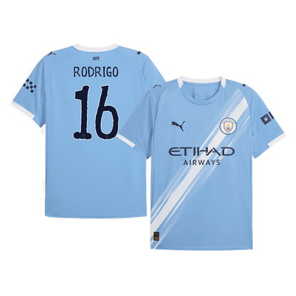 RODRIGO #16 Manchester City Domicile Maillot 2025/26 - Club World Cup