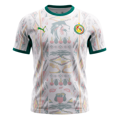 Senegal Domicile Maillot Coupe du Monde 2026 Blanc Grande Taille
