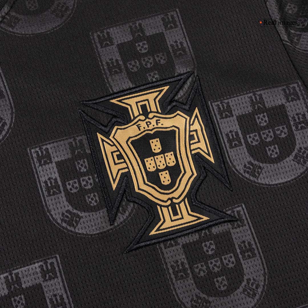 Portugal Maillot Coupe du Monde 2026 Noir Grande Taille