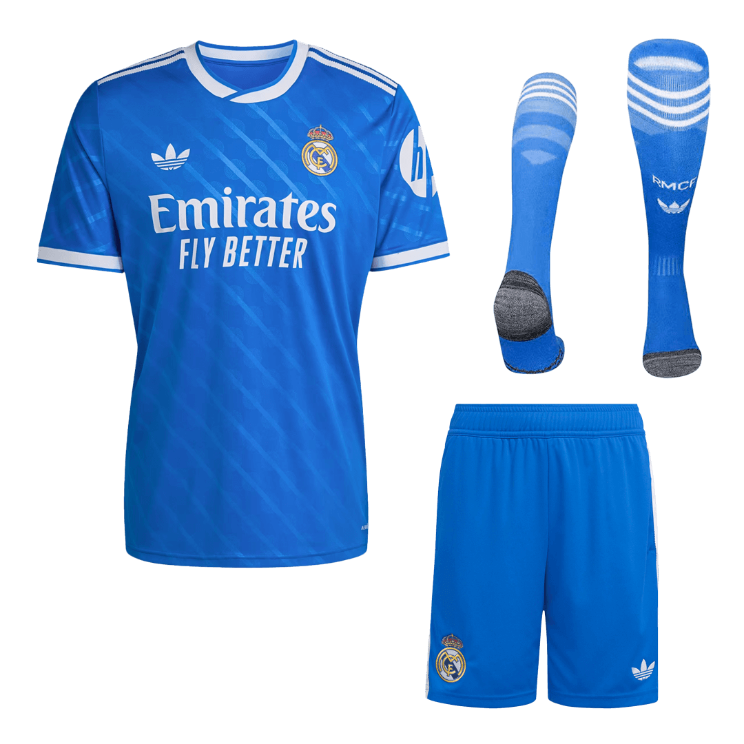 Real Madrid Derde Shirt Kit 2025/26 Blauw