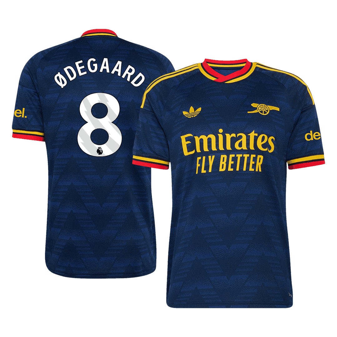 ØDEGAARD #8 Arsenal Extérieur Maillot 2026/27 Bleu marine