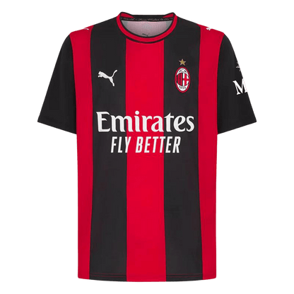 RAFA LEÃO #10 AC Milan Domicile Maillot 2026/27 Rouge&Noir