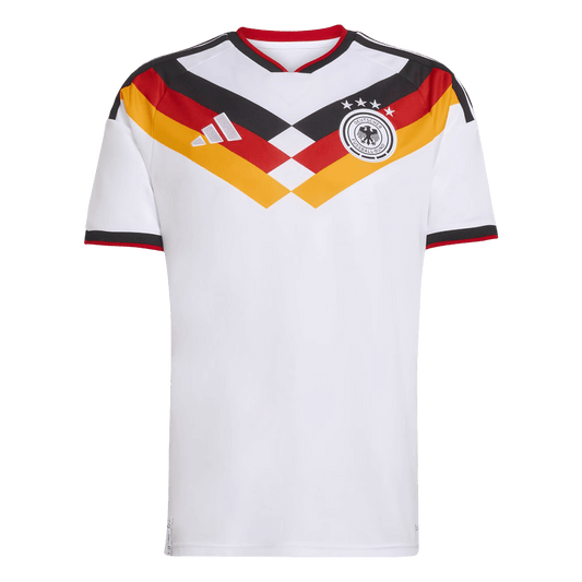Allemagne Domicile Maillot Coupe du Monde 2026 Blanc Grande Taille