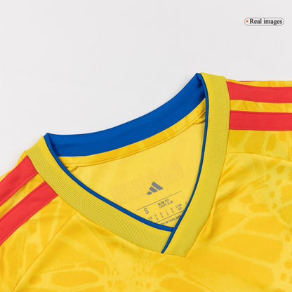 LUIS DíAZ #7 Colombie Domicile Maillot Coupe du Monde 2026 Jaune