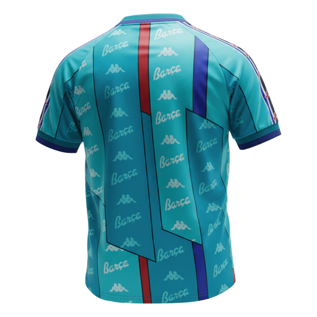 Retro Barcelona Uitshirt 1996/97 Blauw
