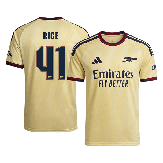 RICE #41 Arsenal Third Maillot 2026/27 Jaune Joueur - UCL
