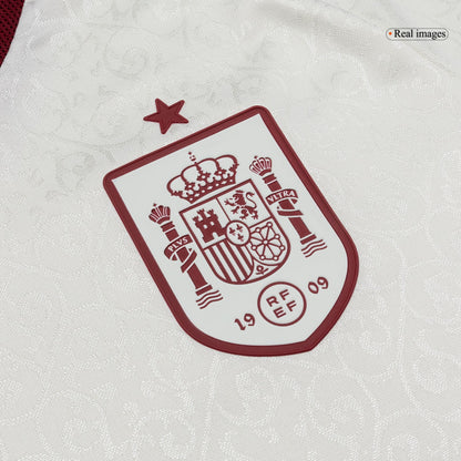 OLMO #10 Espagne Extérieur Maillot - Coupe du Monde 2026 Blanc Joueur