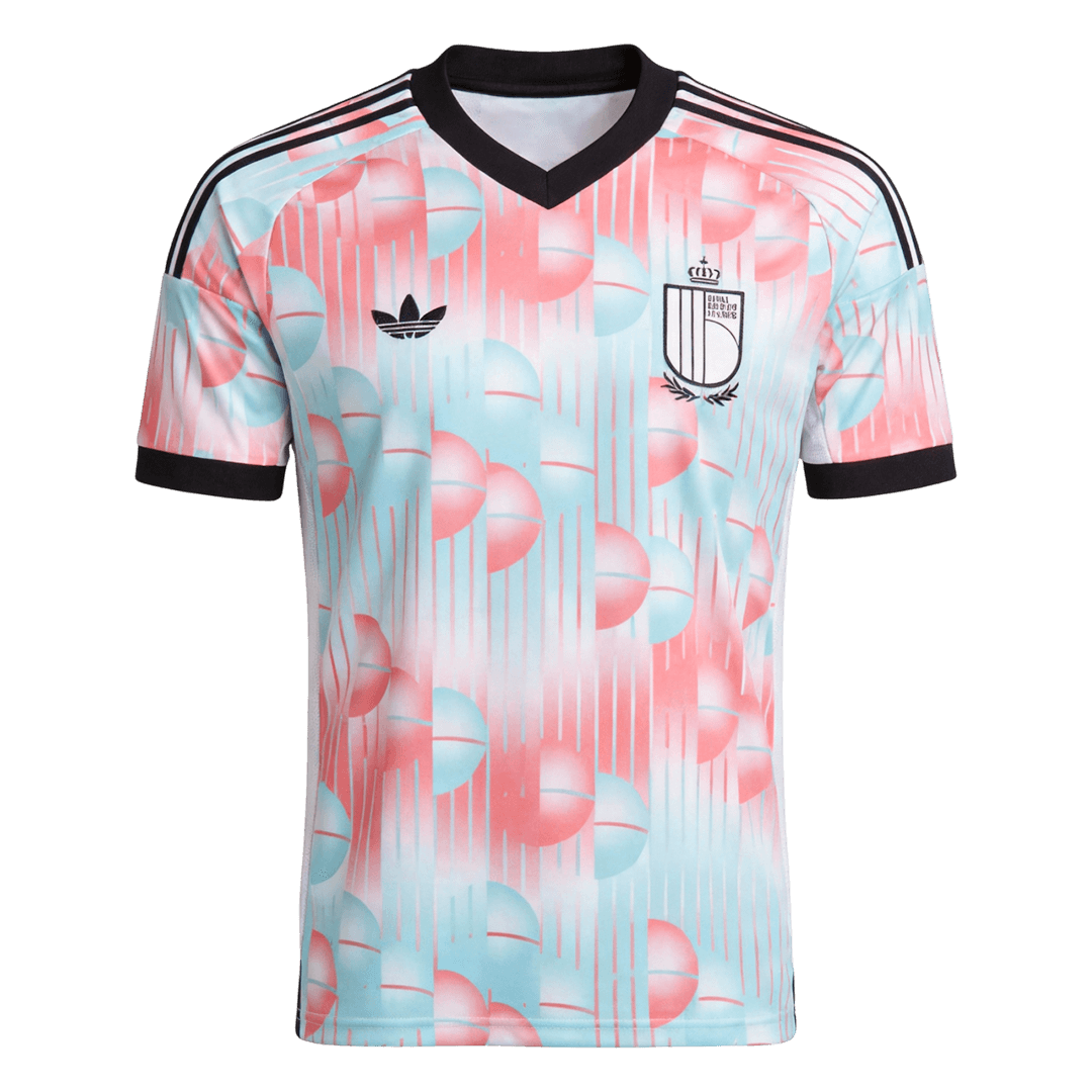 Belgique Extérieur Maillot - Coupe du Monde 2026 Blue&Pink Grande Taille