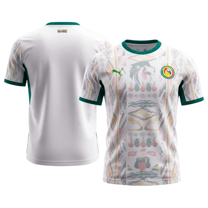 Senegal Domicile Maillot Coupe du Monde 2026 Blanc Grande Taille
