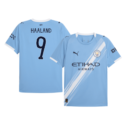 HAALAND #9 Manchester City Domicile Maillot 2025/26 - Club World Cup Grande Taille