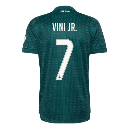VINI JR. #7 Real Madrid Extérieur Maillot 2026/27 Vert Joueur