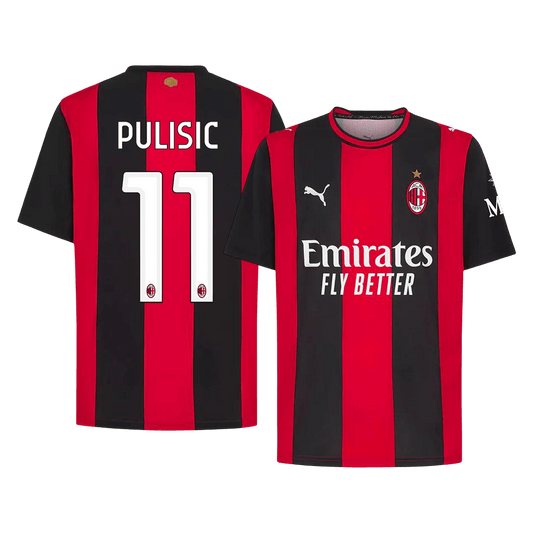PULISIC #11 AC Milan Domicile Maillot 2026/27 Rouge&Noir
