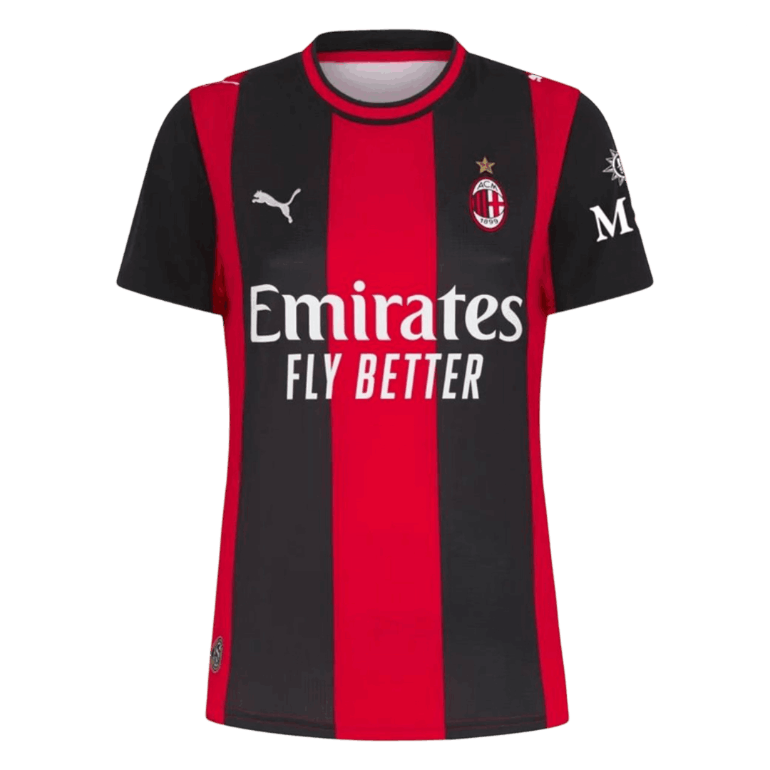 Femme AC Milan Domicile Maillot 2026/27 Rouge&Noir