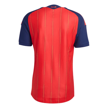 Espagne Domicile Maillot 2 Stars - Champion Edition Coupe du Monde 2026 Rouge Joueur