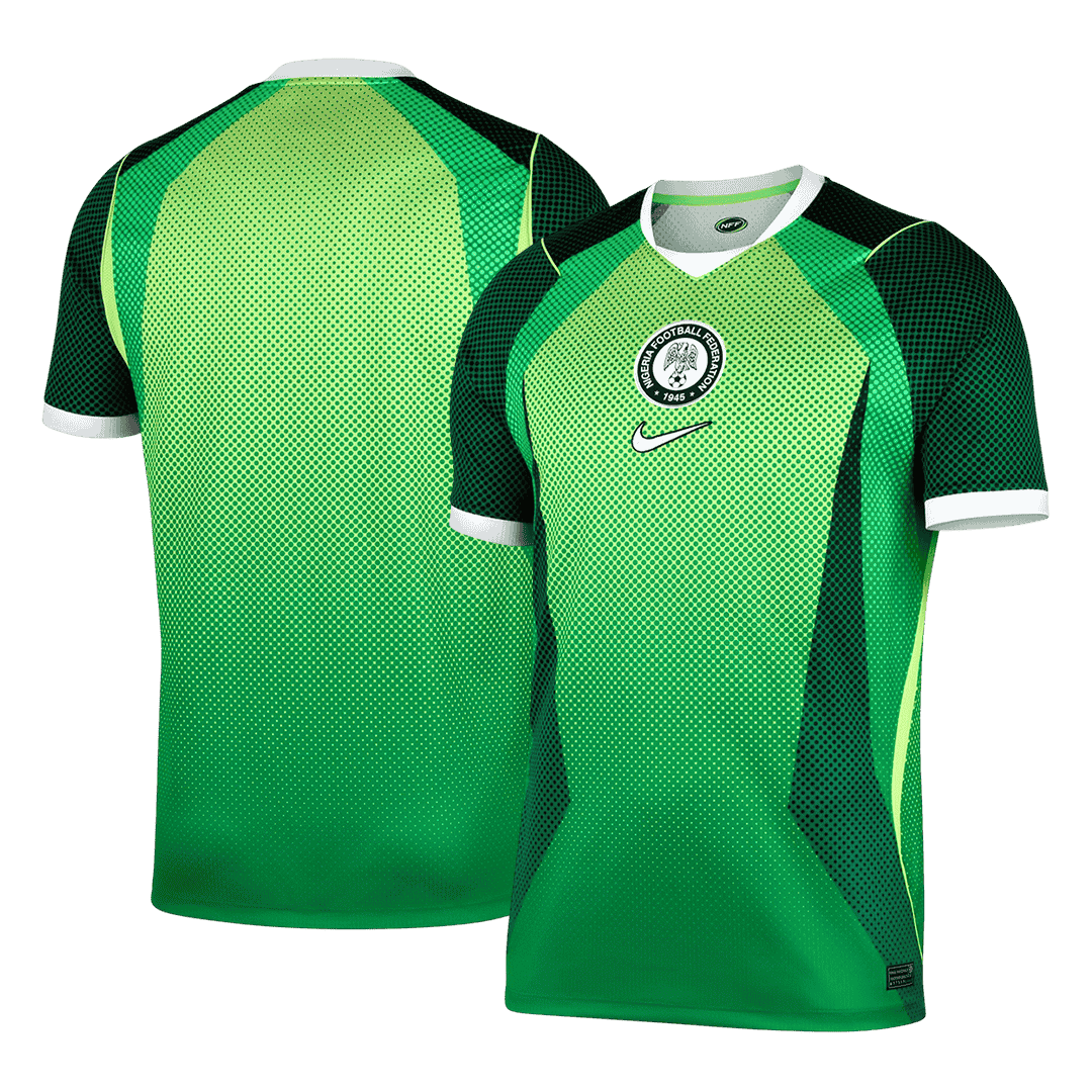 Nigeria Domicile Maillot - Coupe du Monde 2026 Vert Joueur