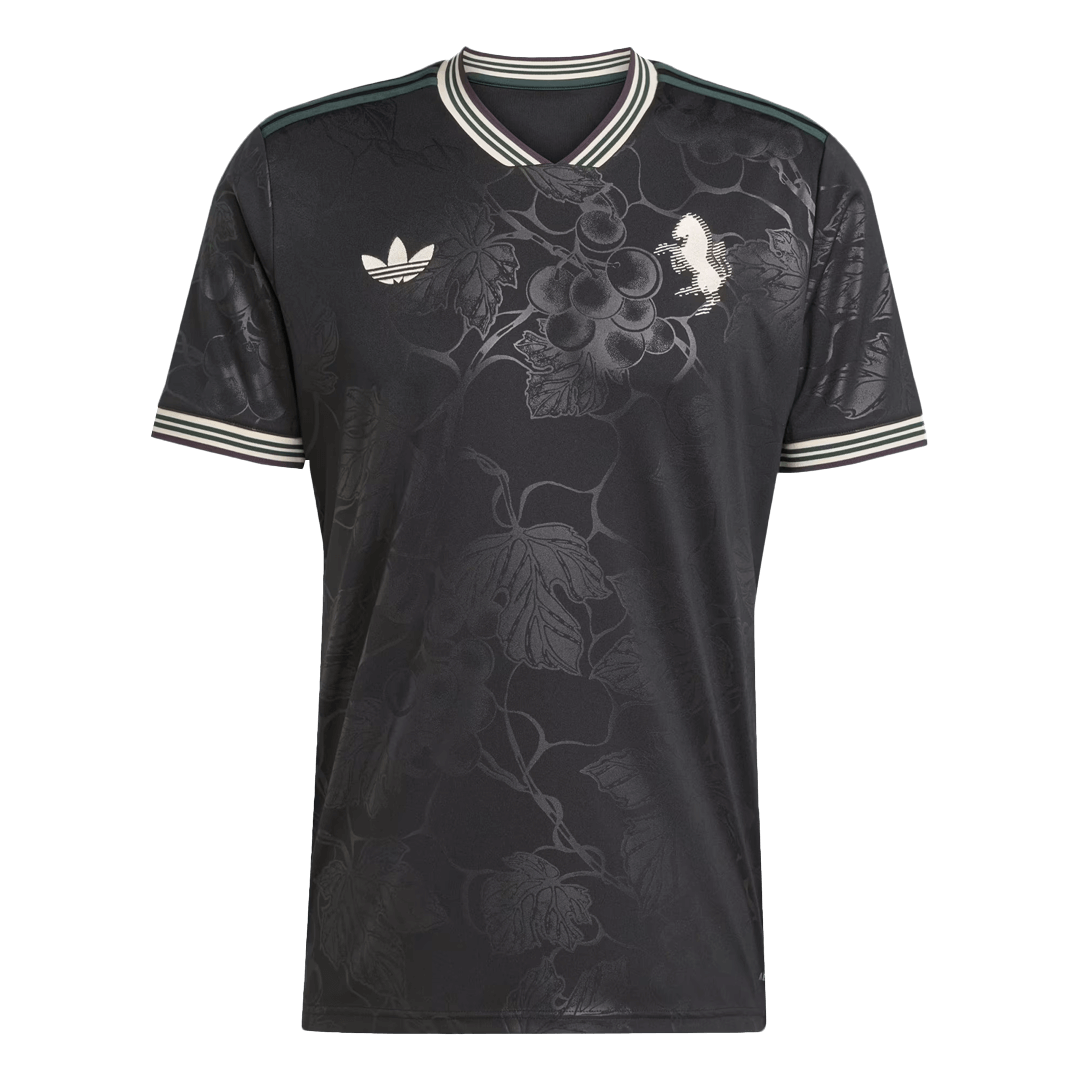 Juventus Third Maillot 2025/26 Noir Grande Taille