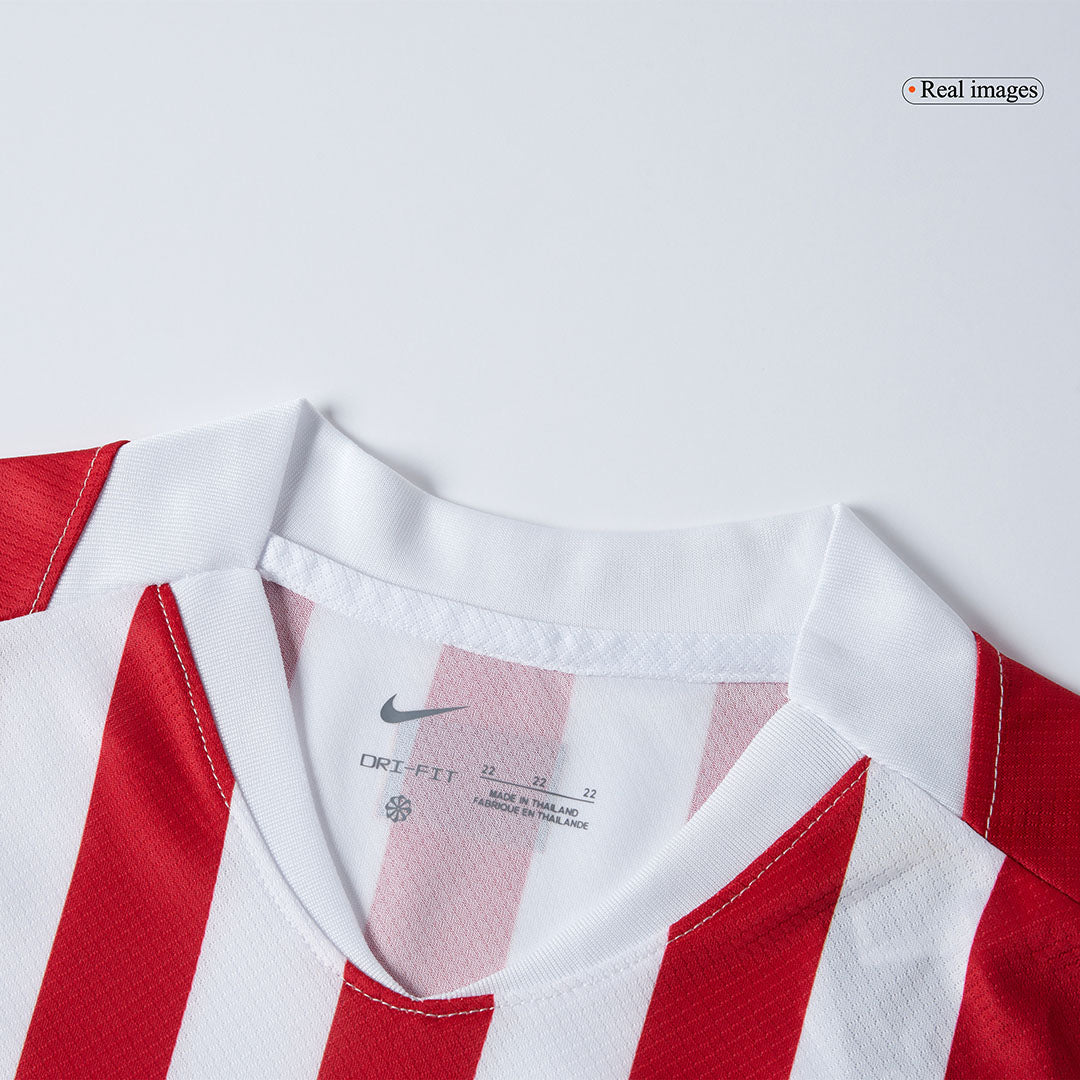 Atlético Domicile Maillot Kit 2025/26 Junior Red&White