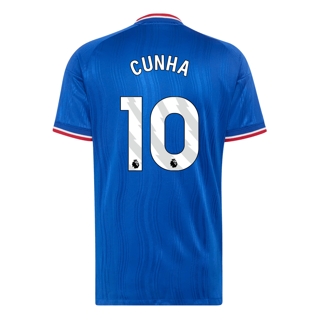 CUNHA #10 Manchester United Extérieur Maillot 2026/27 Bleu Joueur
