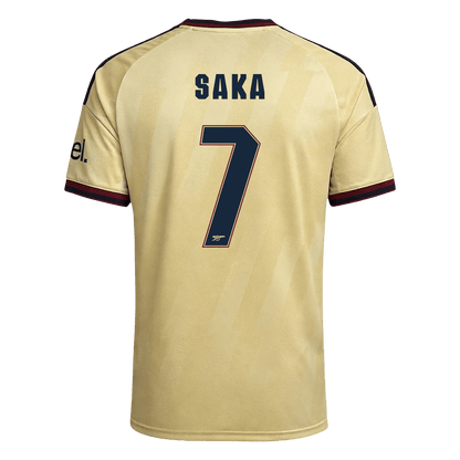 SAKA #7 Arsenal Third Maillot 2026/27 Jaune Joueur - UCL