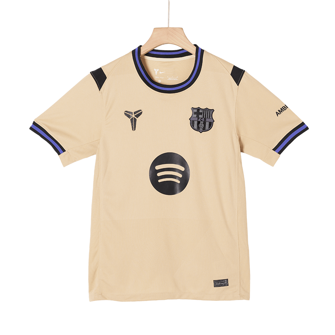 LAMINE YAMAL #10 Barcelone Extérieur Maillot 2025/26 Jaune