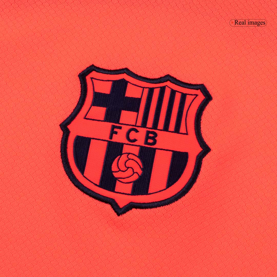 PEDRI #8 Barcelone Third Maillot 2025/26 Orange - UCL