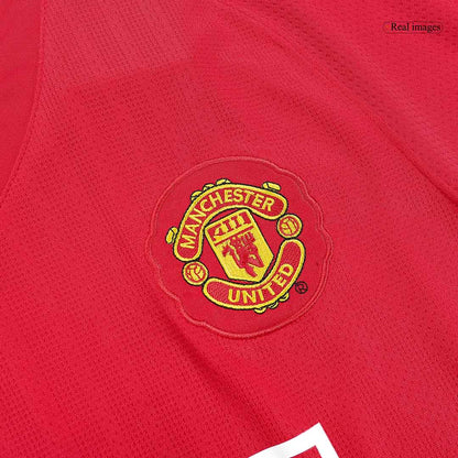 Retro RONALDO #7 Manchester United Domicile Maillot Manches Longues 2007/08