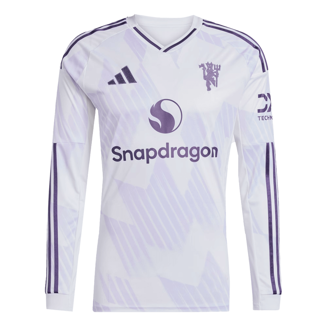 Manchester United Extérieur Maillot Manches Longues 2025/26