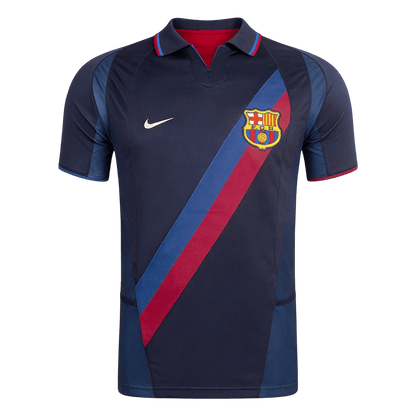 Retro FC Barcelona Derde Shirt 2002/03 Marineblauw