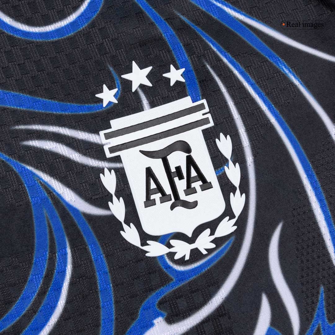 L. MARTÍNEZ #22 Argentine Extérieur Maillot - Coupe du Monde 2026 Noir Joueur