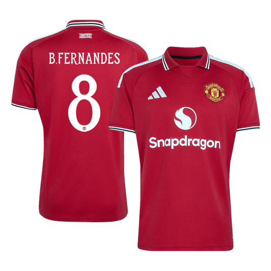 B.FERNANDES #8 Manchester United Domicile Maillot 2026/27 Rouge - UCL