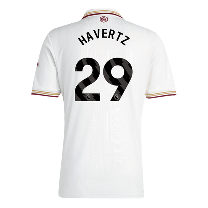 HAVERTZ #29 Arsenal Derde Thuisshirt 2025/26 Wit